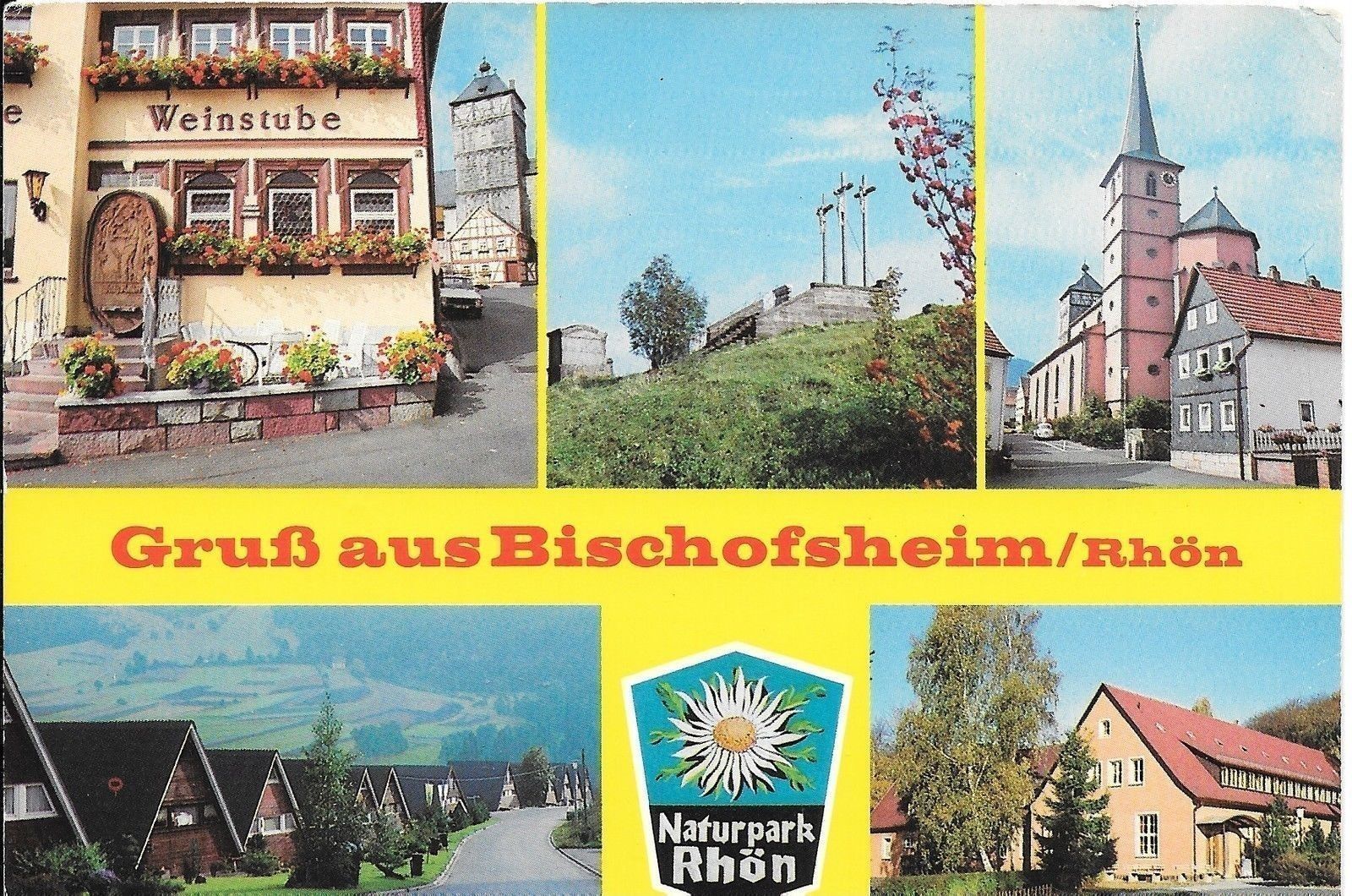 GRUSS AUS BISCHOFSHEOM/RHÖN - 5VEDUTE/5BILDER - NV/NG