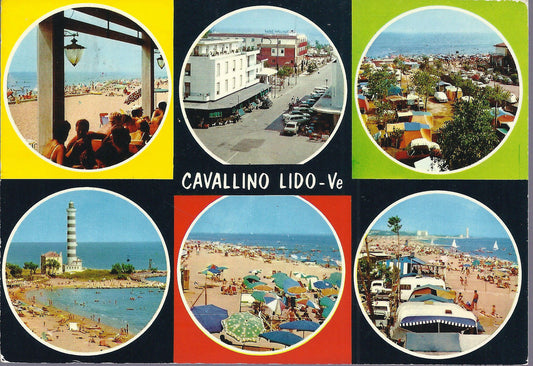 CAVALLINO LIDO - 6 VEDUTINE - V 1970 - FG