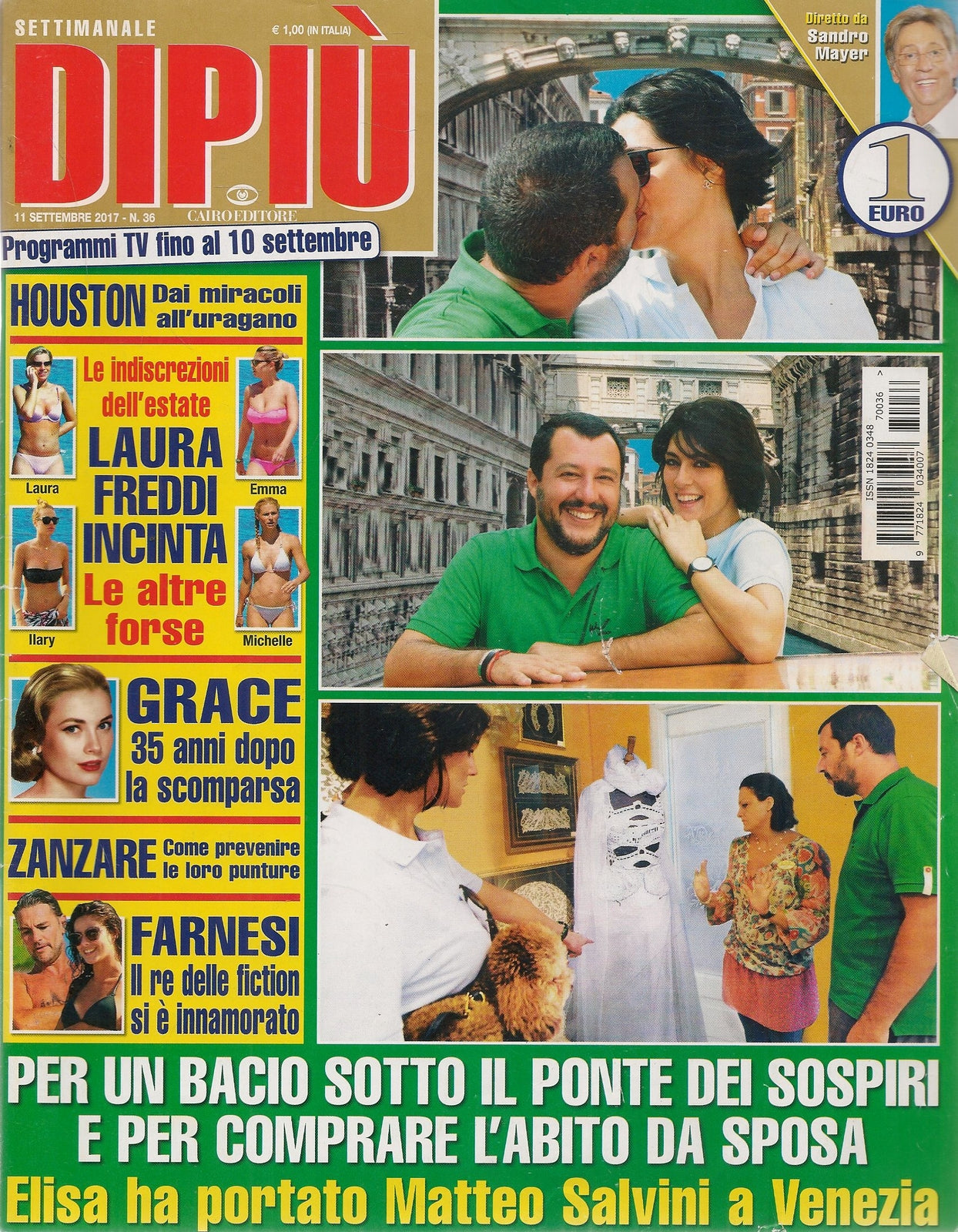 DIPIU' 11 SETTEMBRE  2017 - ELISA ISOARDI-SALVINI, LAURA FREDDI, FARNESI,