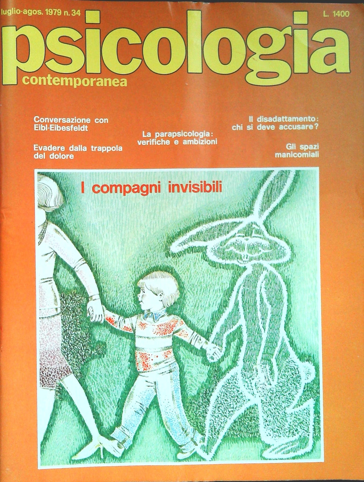 PSICOLOGIA CONTEMPORANEA N. 34 - I COMPAGNI INVISIBILI - OUTLET DEL LIBRO