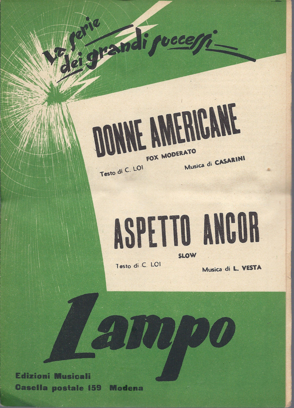 L'UBRIACO (S. Odorici) - LA SUOCERA (C. Loi) # SPARTITO