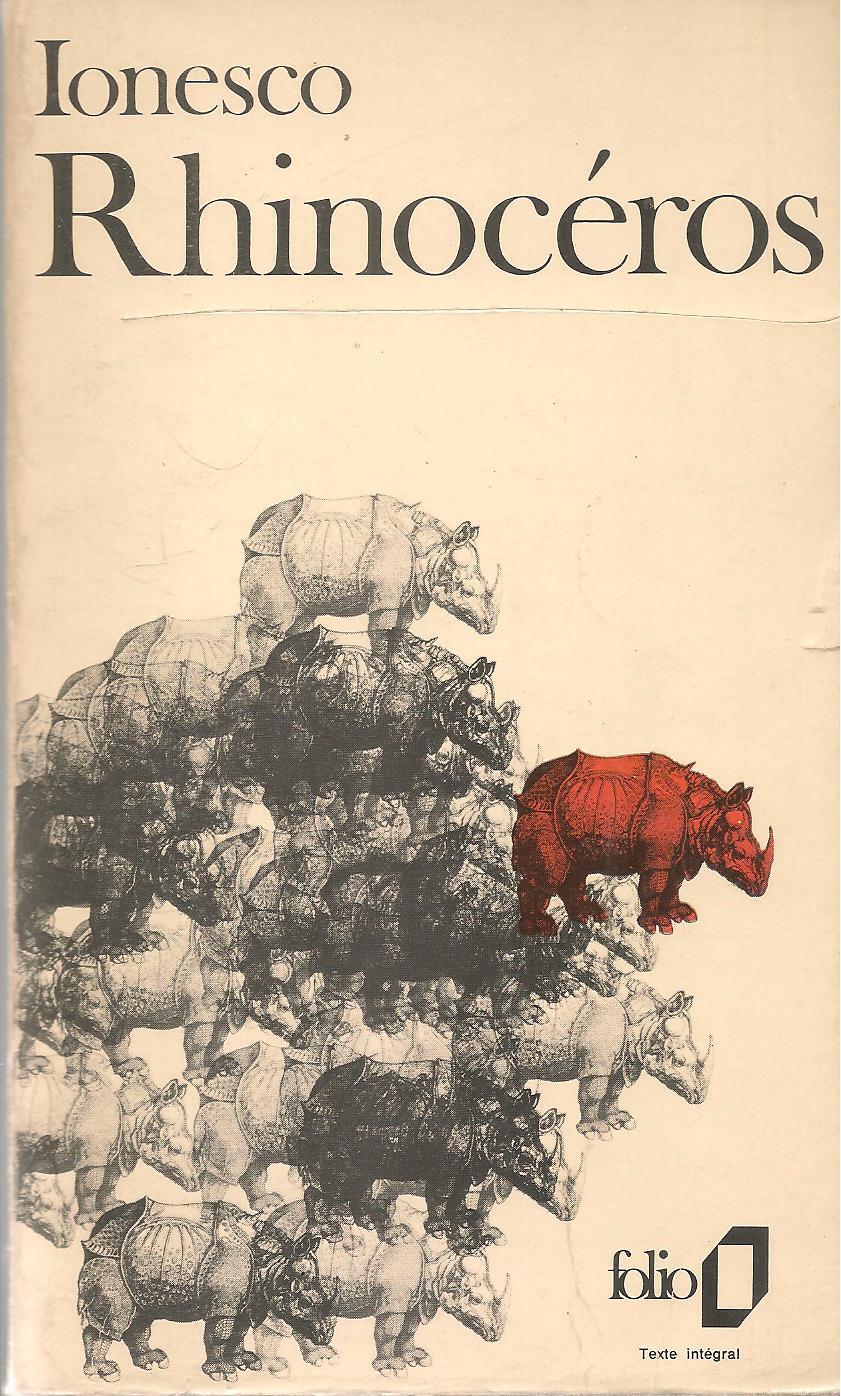 RHINOCEROS - EUGENE IONESCO - FRENCH TEXT