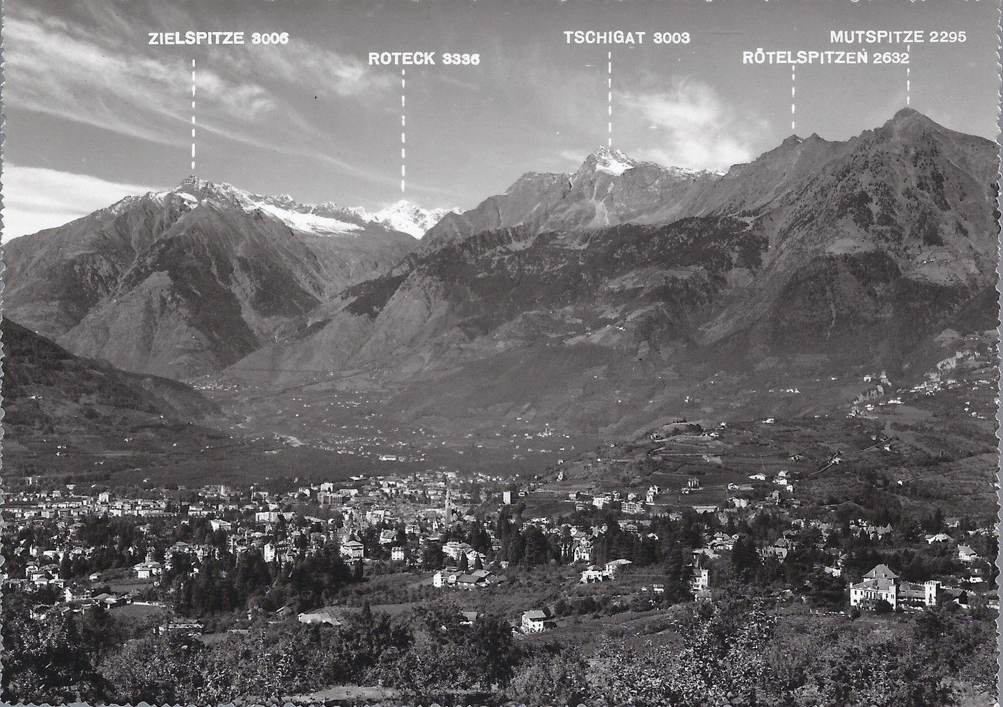 MERANO E GRUPPO TESSA - MERAN MIT TEXELGRUPPE - NV