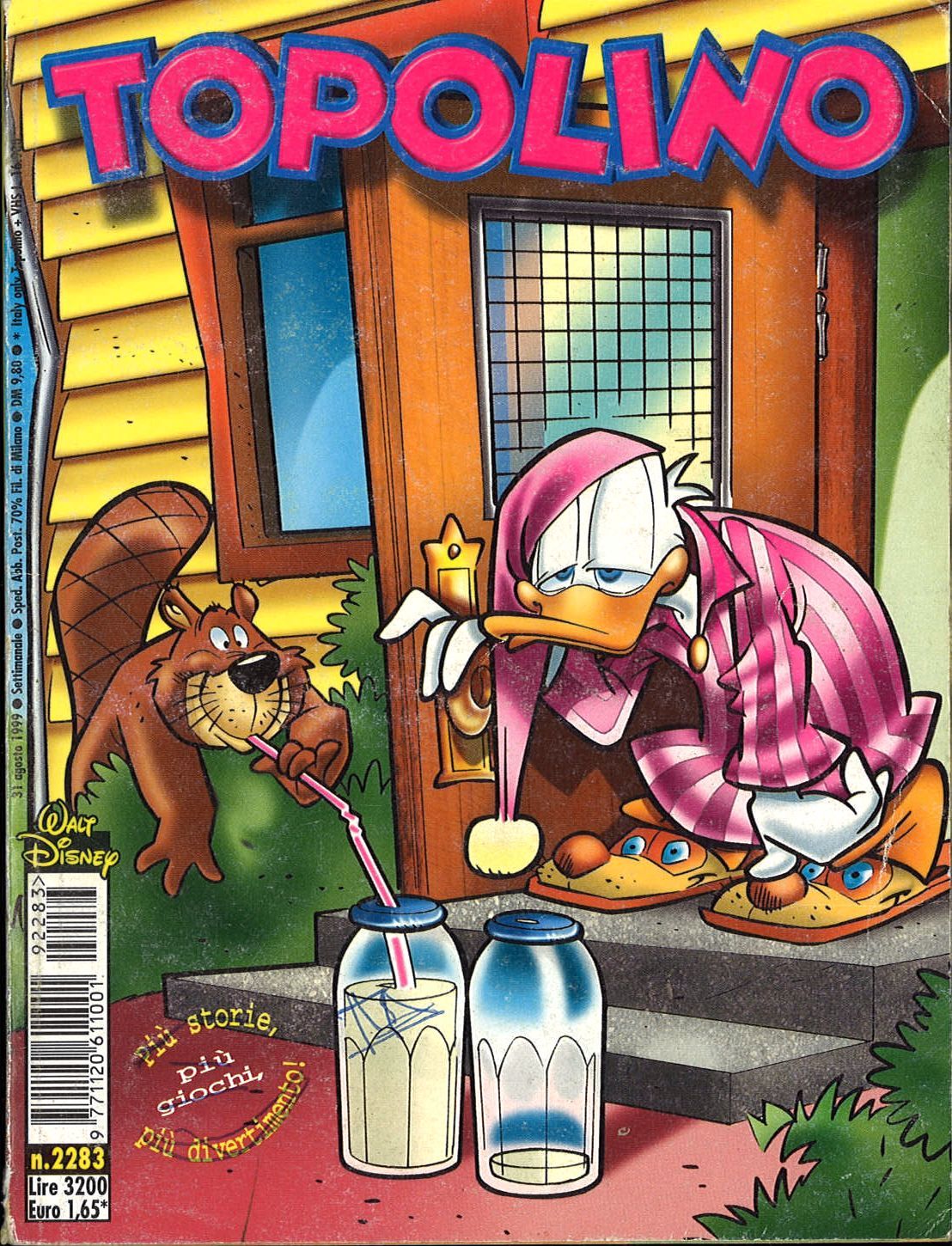 TOPOLINO N. 2283  -  31 AGOSTO 1999
