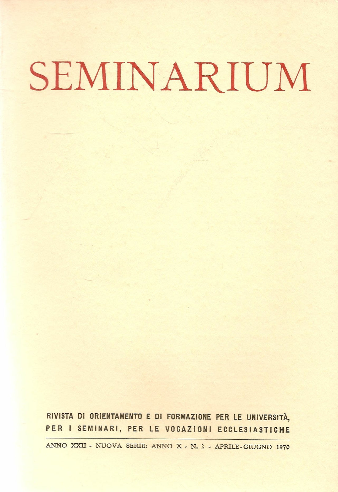 SEMINARIUM N. 2 - 1970