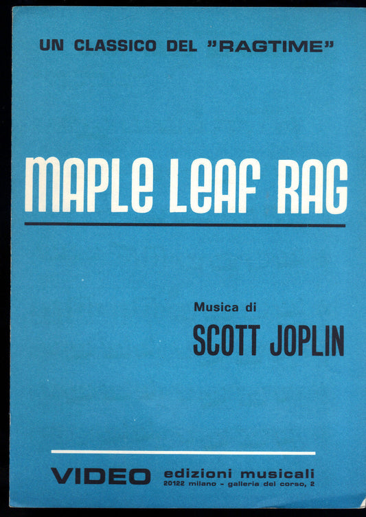 MAPLE LEAF RAG # SCOTT JOPLIN - SPARTITO
