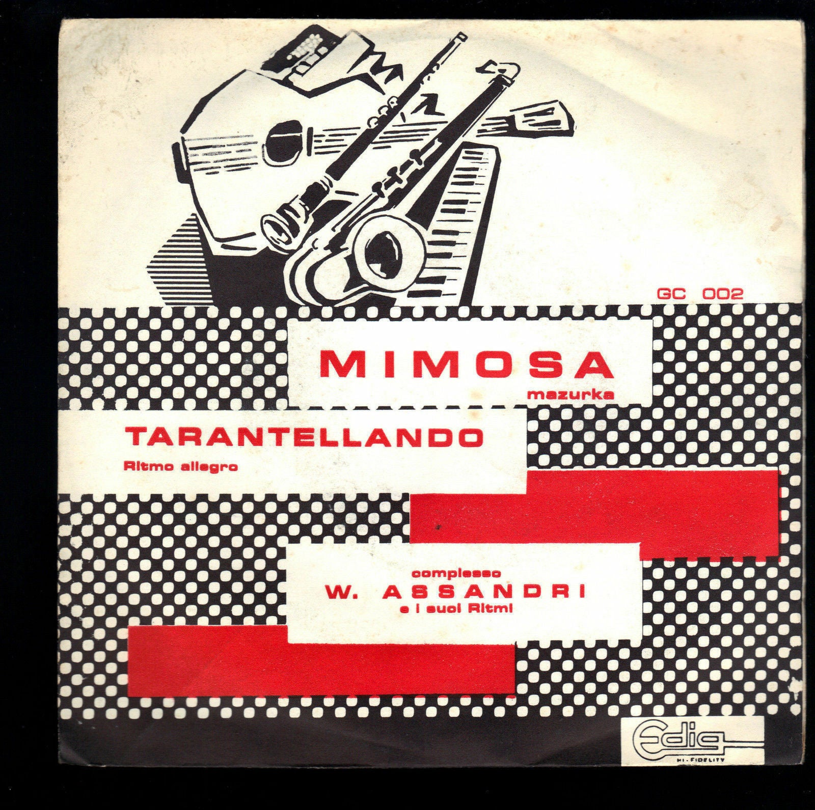 MIMOSA mazurka - TARANTELLANDO Ritmo allegro- COMPLESSO ASSANDRI E I SUOI