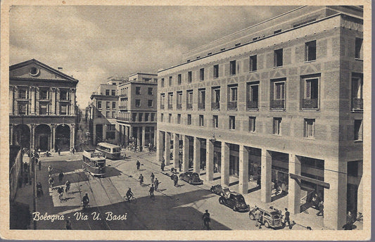 BOLOGNA - VIA U. BASSI - NV - FP - TRAM
