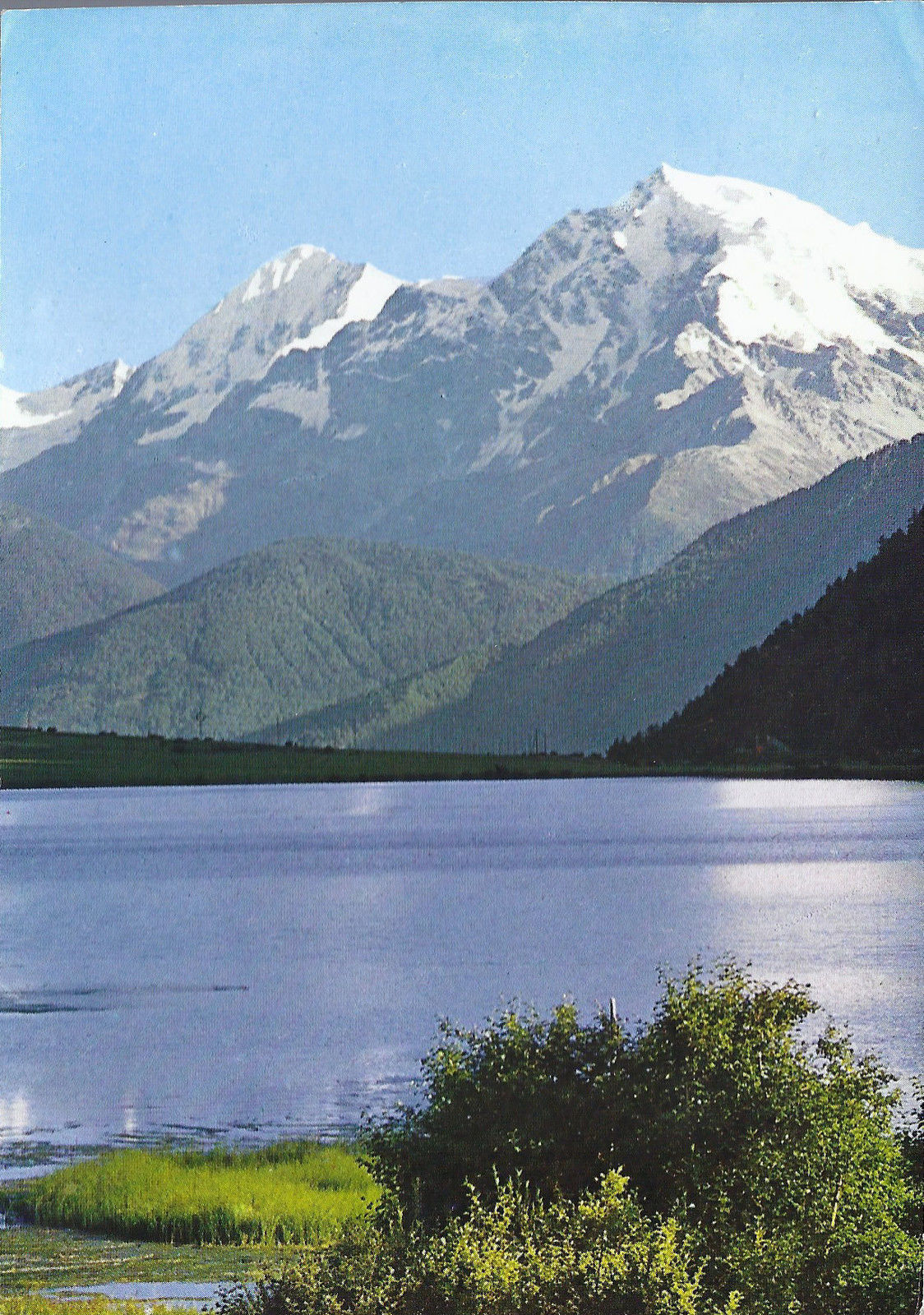 DER HAIDER SEE MIT DEM ORTLER -  LAGO DI S. VALENTINO ALLA M