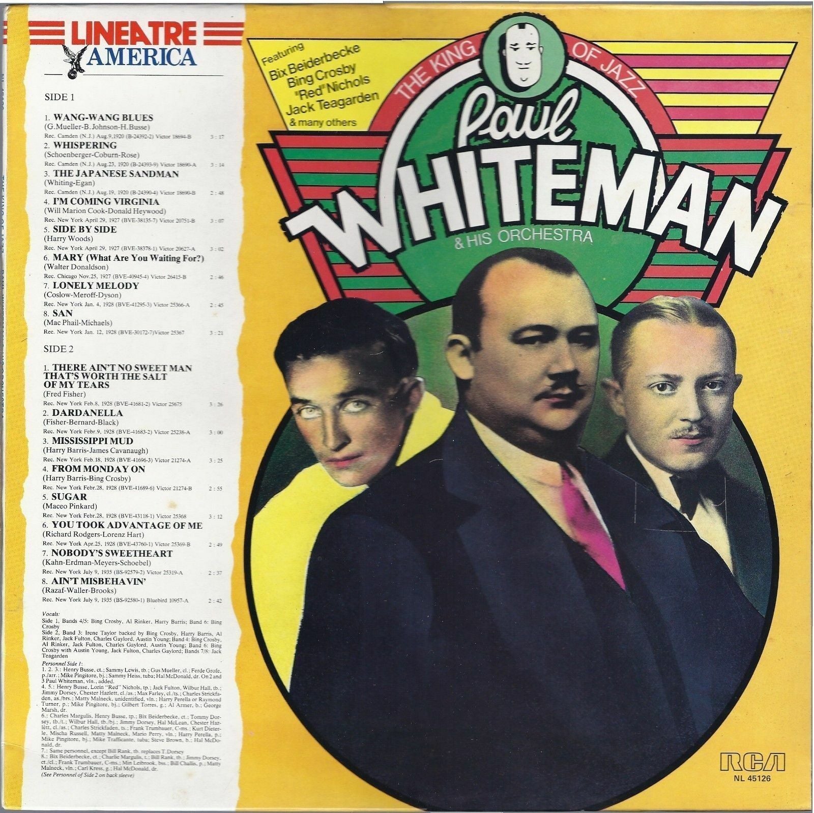 THE KING OF JAZZ, PAUL WHITEMAN & HIS ORCHESTRA # LINEATRE A