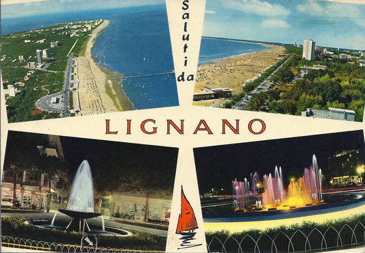 LIGNANO - SALUTI - 4 VEDUTE - V1970