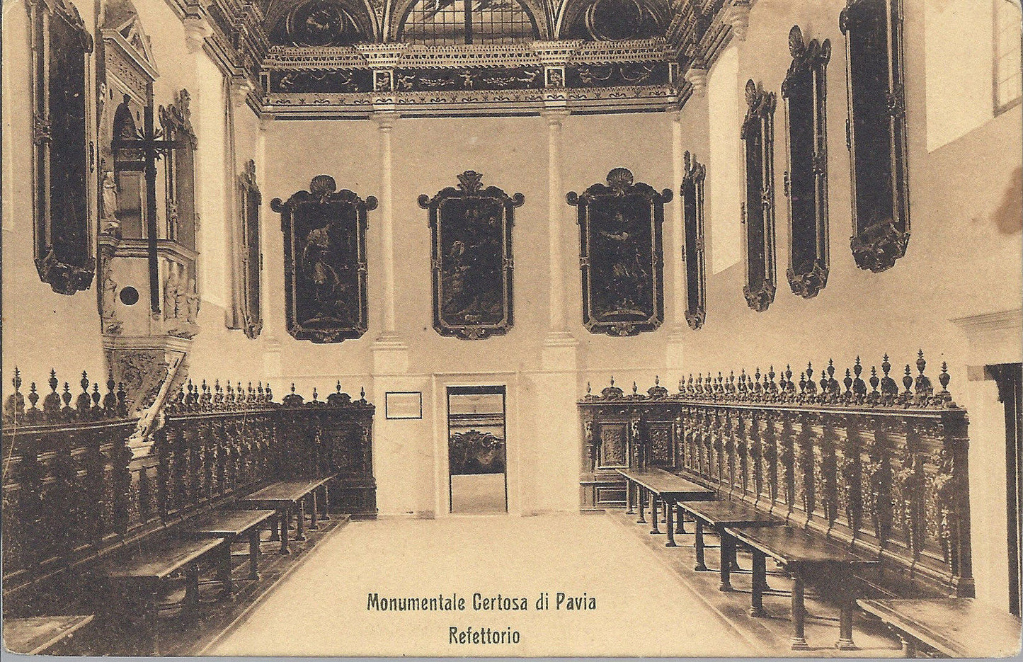 MONUMENTALE CERTOSA DI PAVIA - REFETTORIO - NV - FP