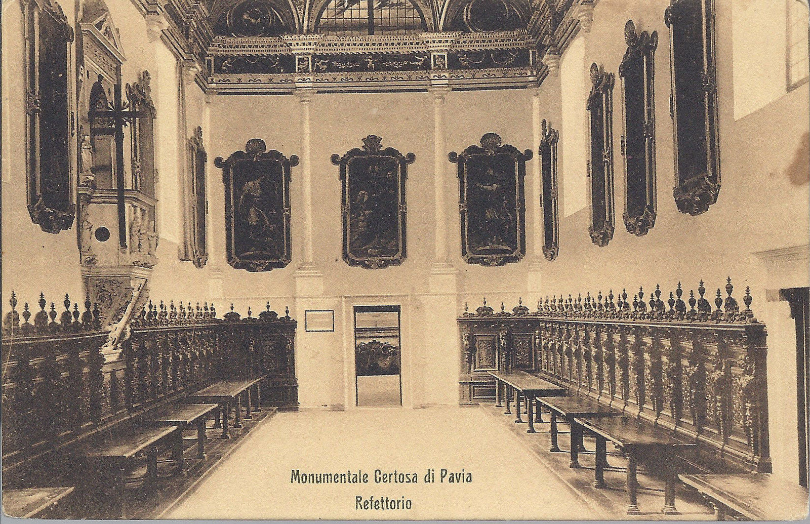 MONUMENTALE CERTOSA DI PAVIA - REFETTORIO - NV - FP