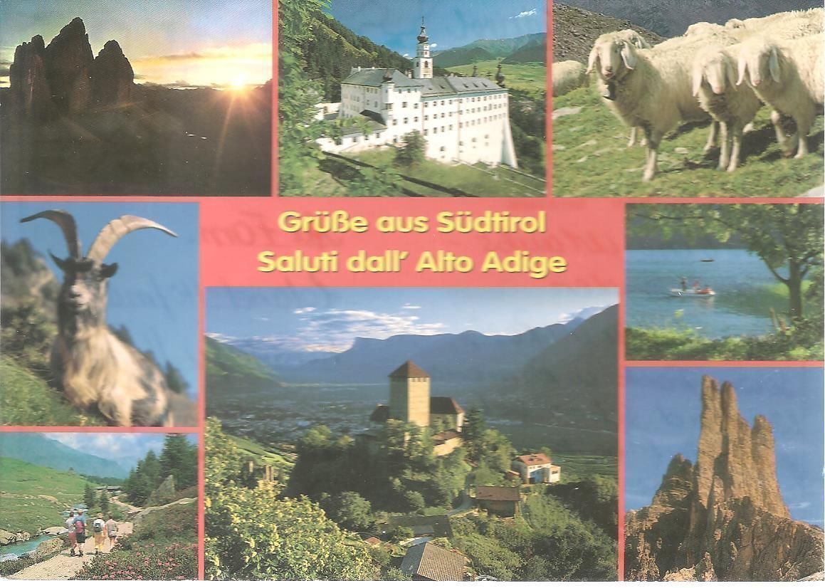 SALUTI DALL'ALTO ADIGE - 8 VEDUTE - V 2000
