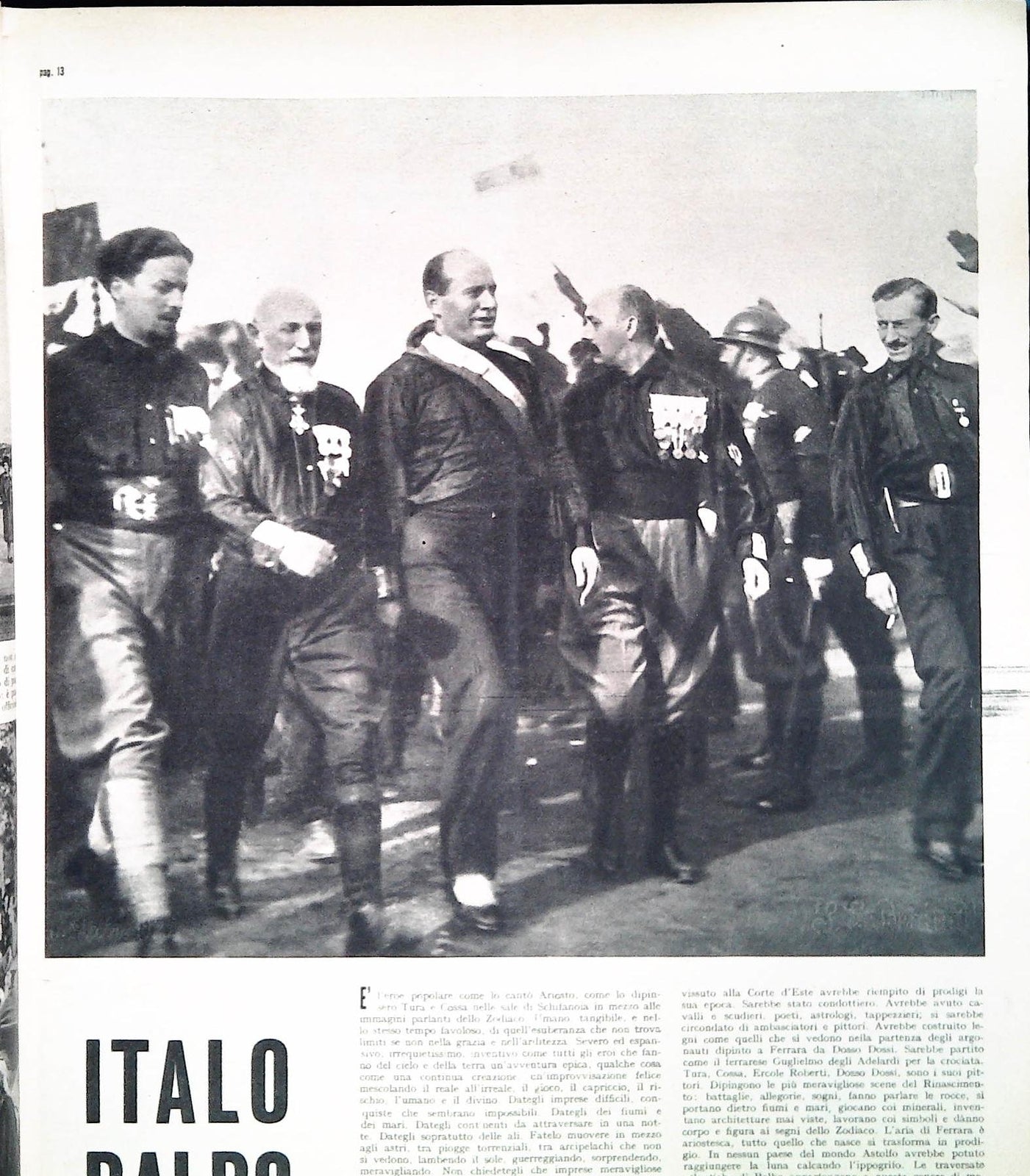 ITALO BALBO - CLIPPING-RITAGLIO DI GIORNALE
