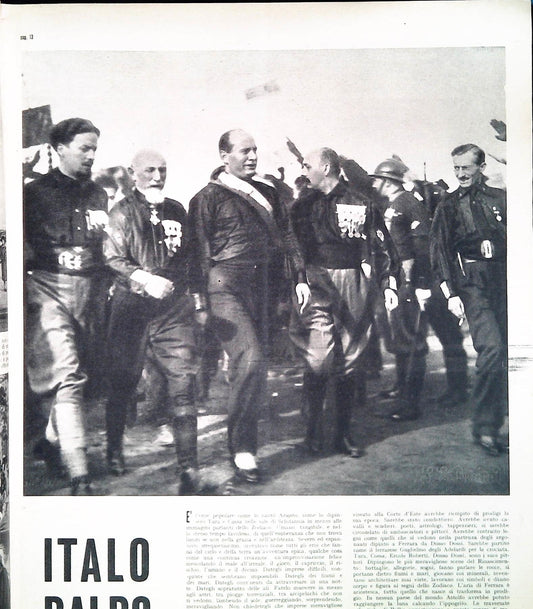 ITALO BALBO - CLIPPING-RITAGLIO DI GIORNALE