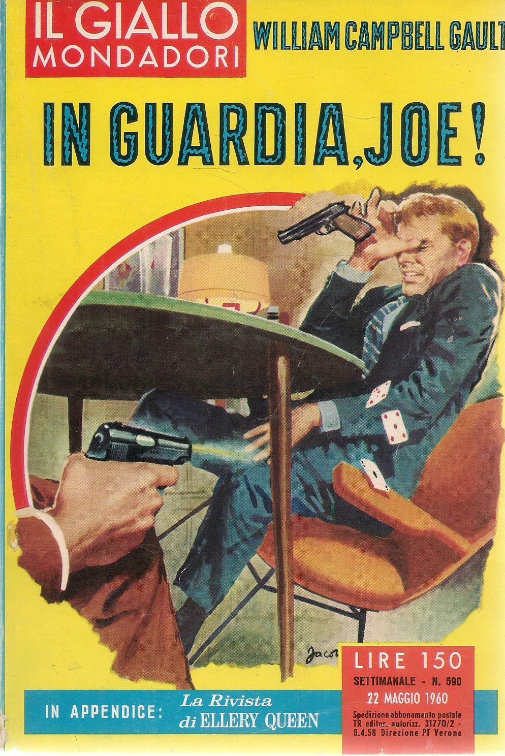 IN GUARDIA JOE - WILLIAM CAMPBELL GAULT - IL GIALLO MONDADORI N. 590