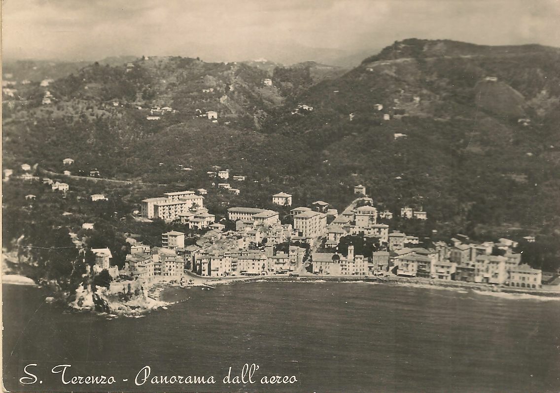 SAN TERENZO - PANORAMA DALL'AEREO - V1953