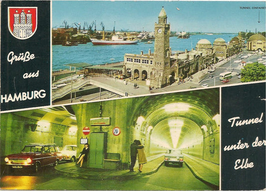HAMBURG - DUE VEDUTE - V1975