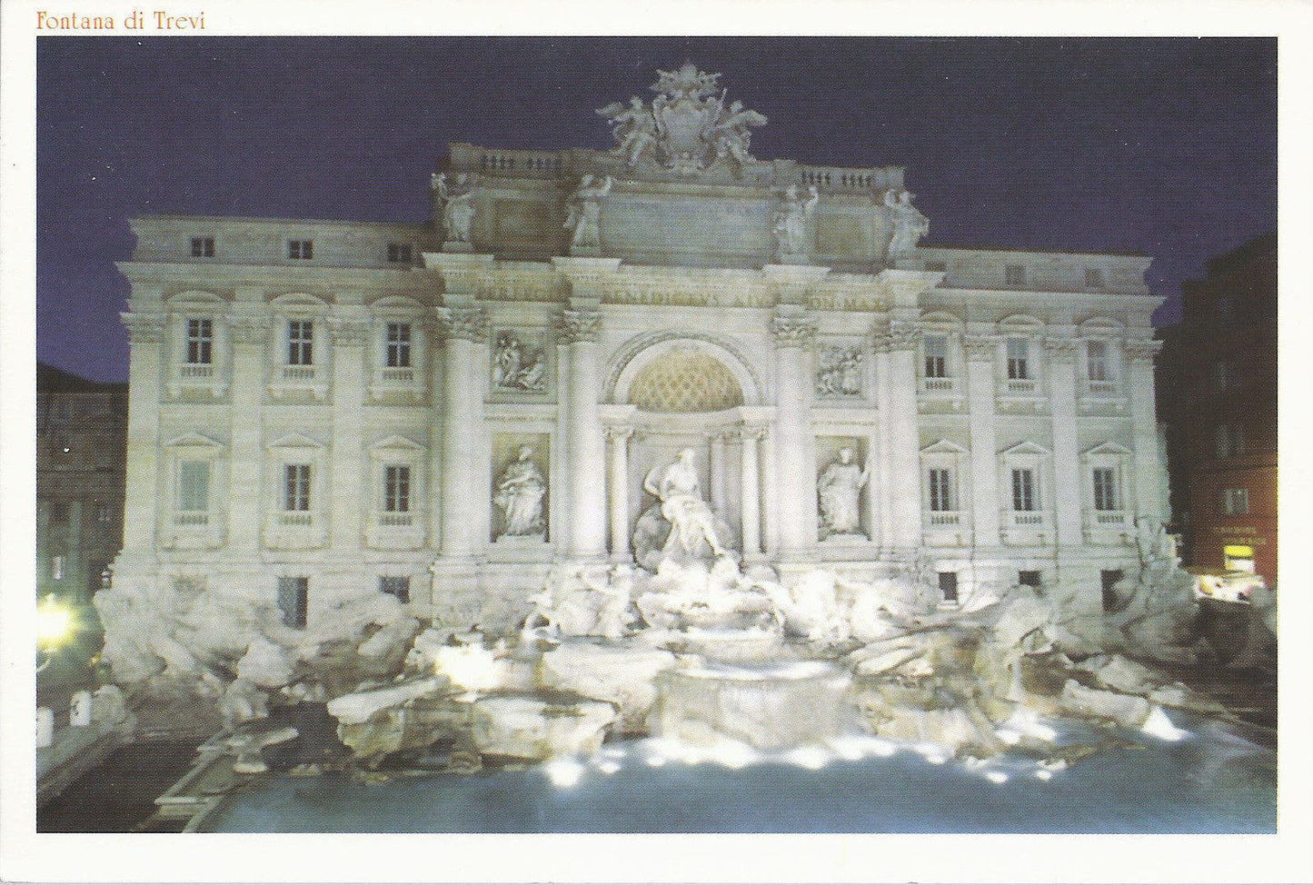 ROMA - FONTANA DI TREVI - NOTTURNO - NV