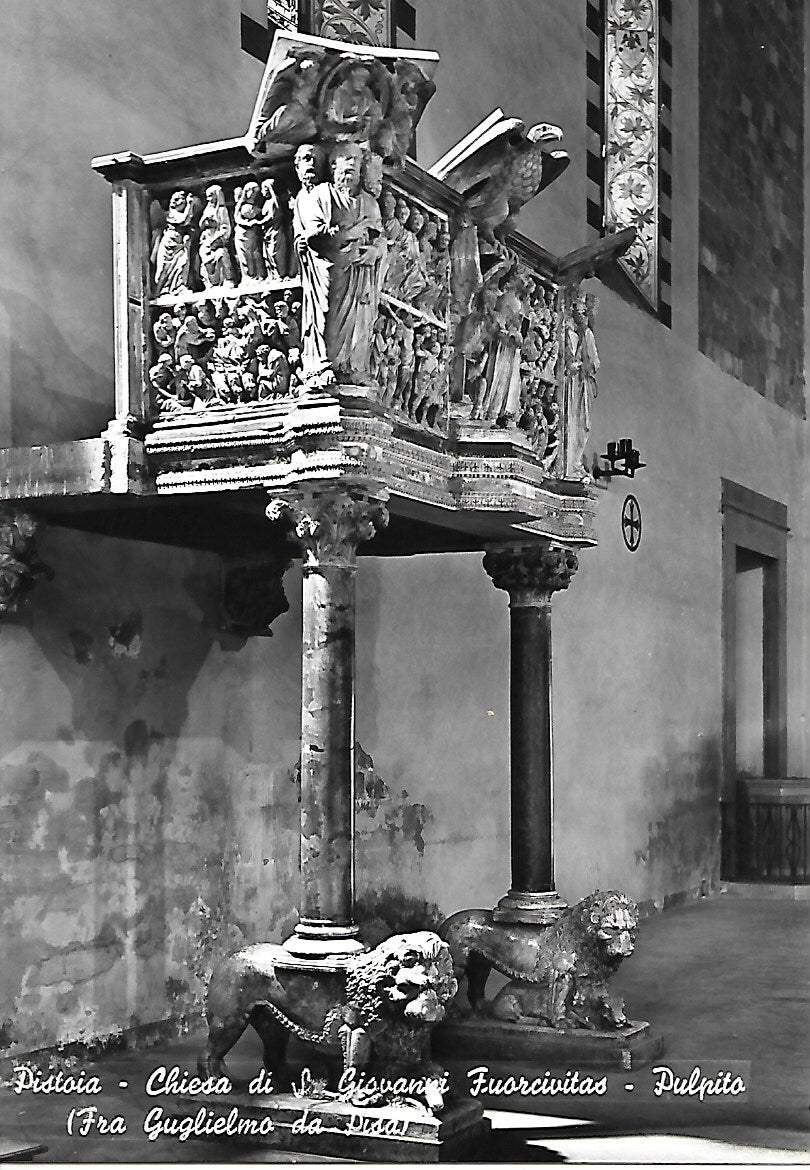 PISTOIA - CHIESA DI SAN GIOVANNI FUORCIVITAS - PULPITO - NV