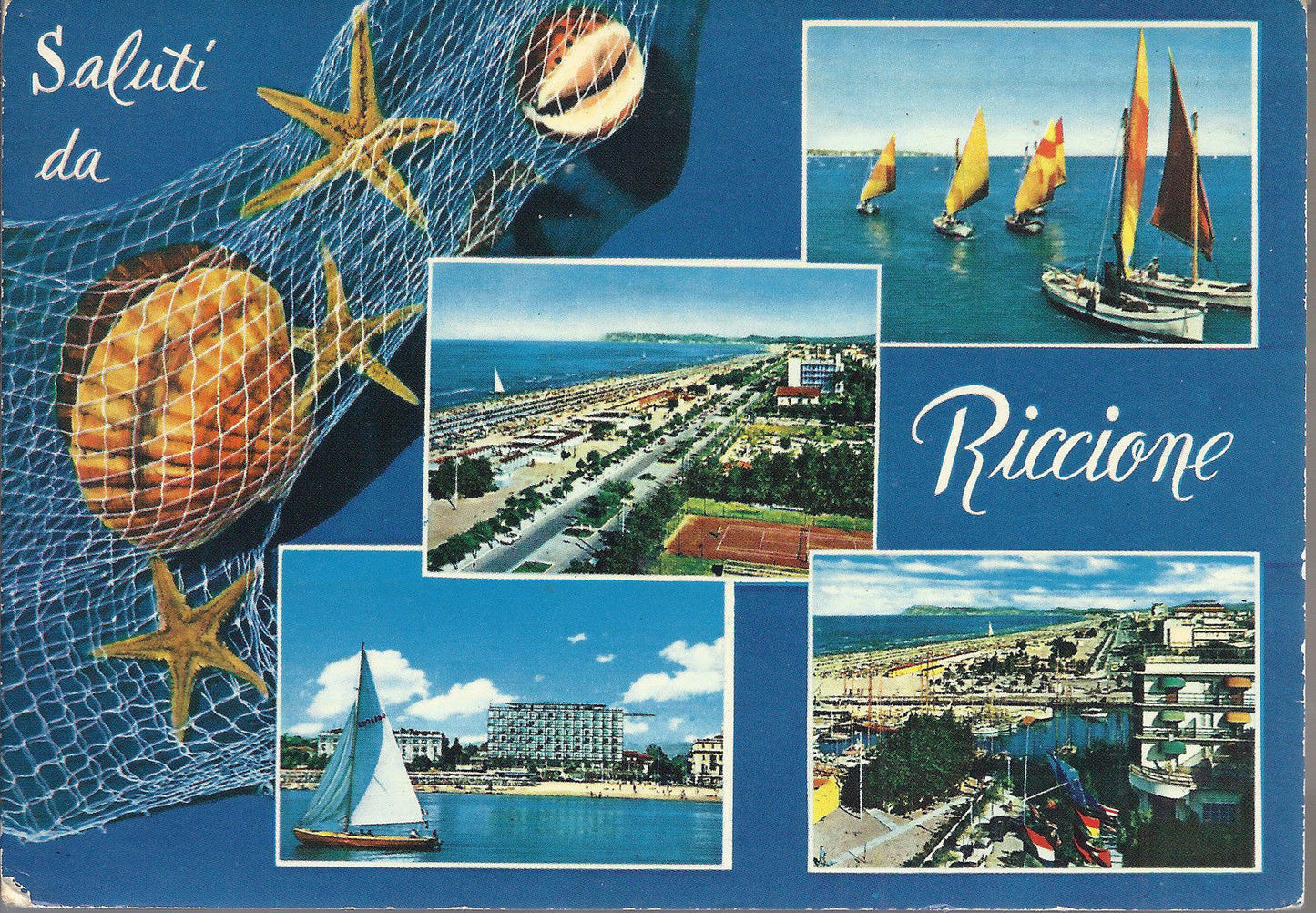 RICCIONE - 4 VEDUTE - V 1967 - FG