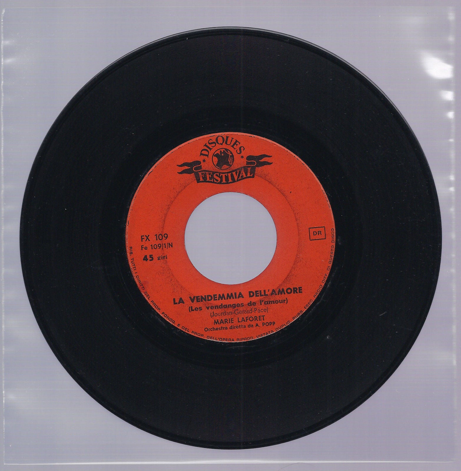 LA VENDEMMIA DELL'AMORE - CHE MALE C'E' # MARIE LAFORET