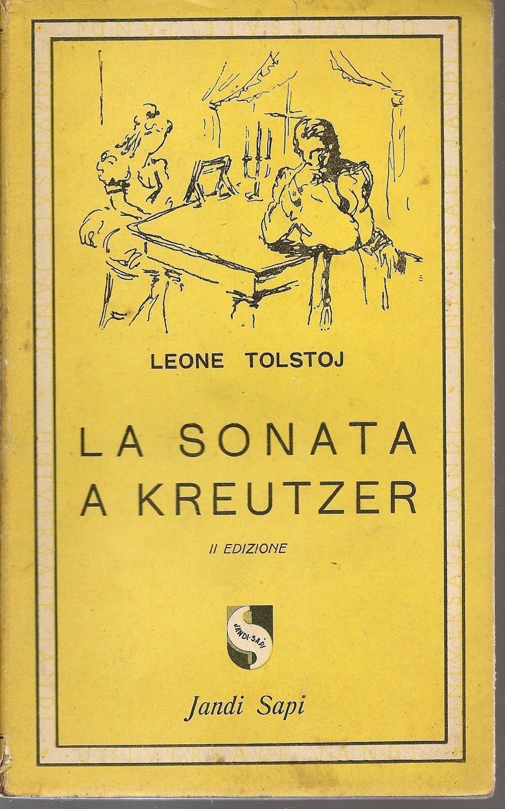 LA SONATA A KREUTZER - LEONE TOLSTOJ - ED. JANDI