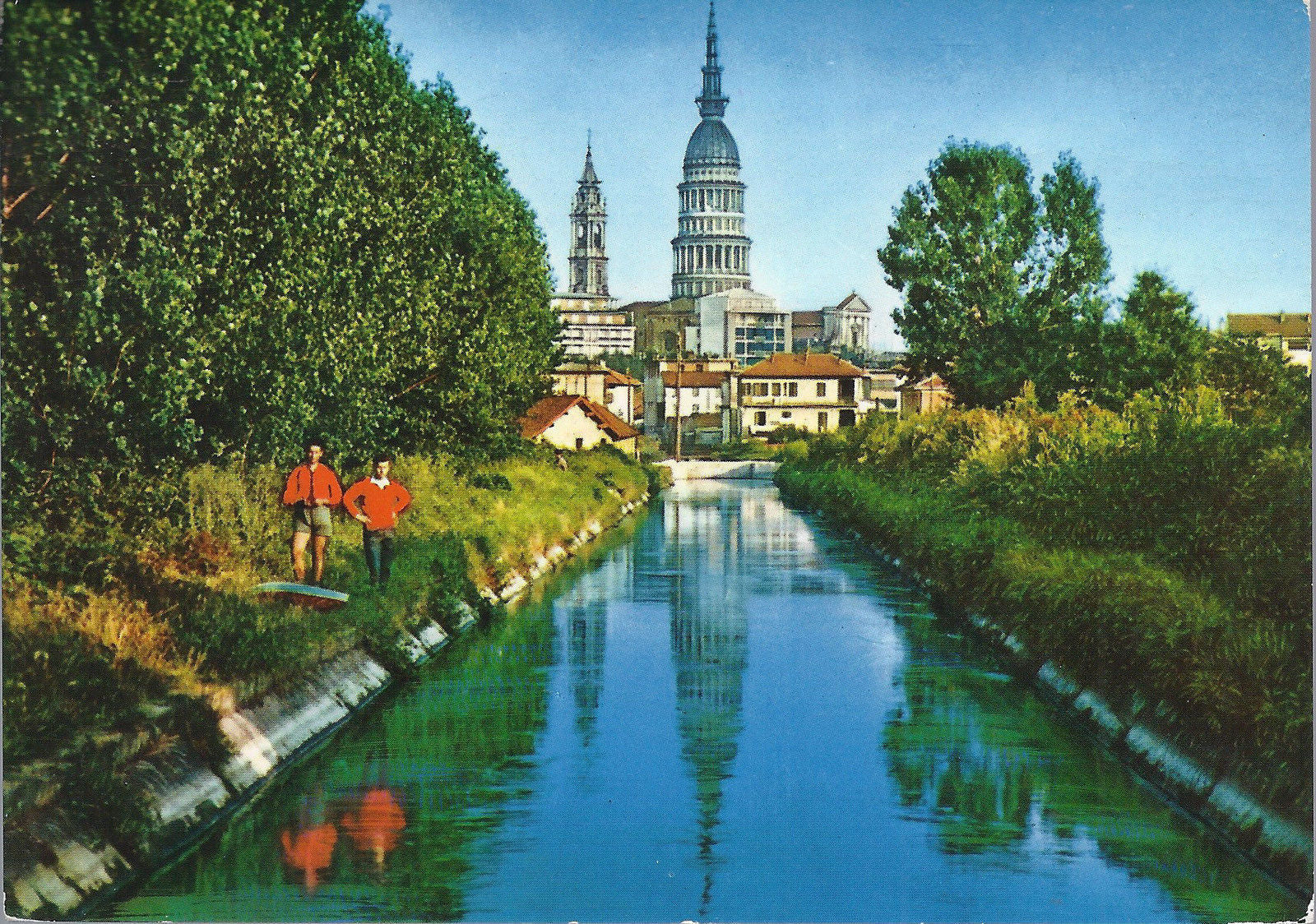 NOVARA - CUPOLA E CAMPANILE DI S. GAUDENZIO ALLO SPECCHIO - 