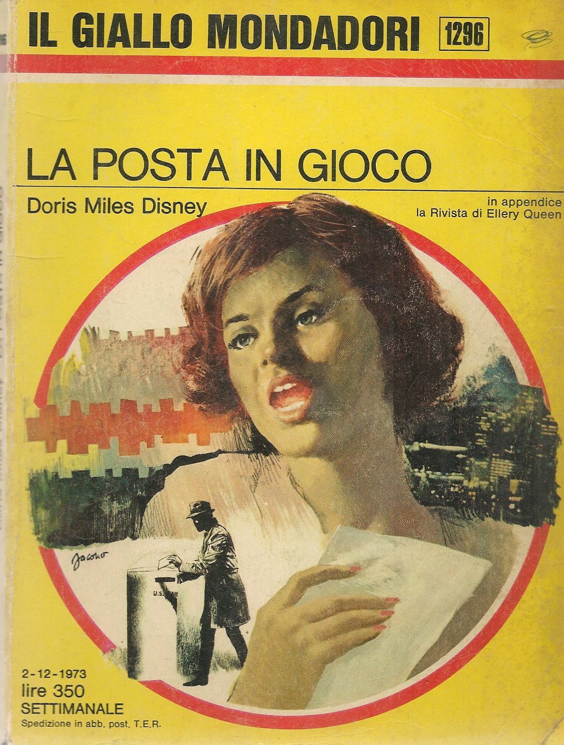 LA POSTA IN GIOCO - DORIS MILES DISNEY - GIALLO MONDADORI N. 1296