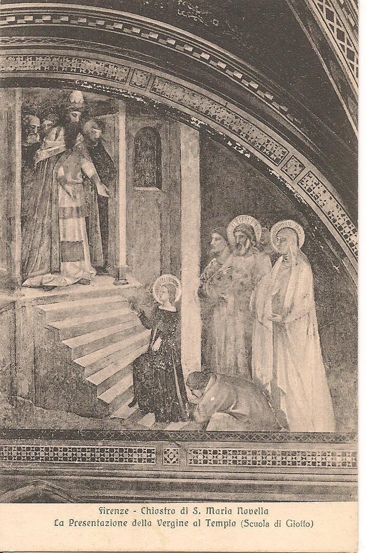FIRENZE - CHIOSTRO S.MARIA NOVELLA - PRESENTAZIONE VERGINE A