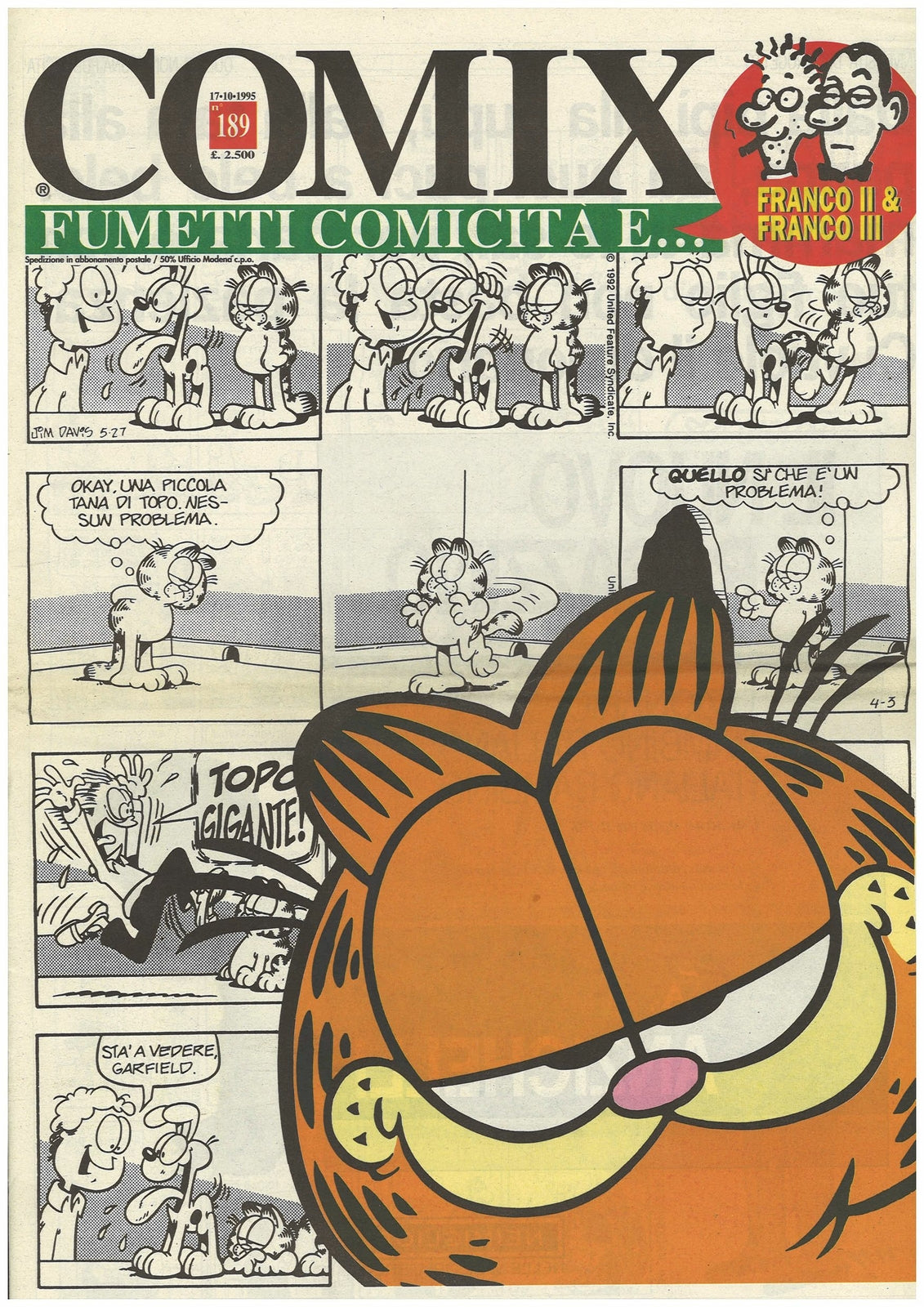 COMIX 17 OTTOBRE 1995