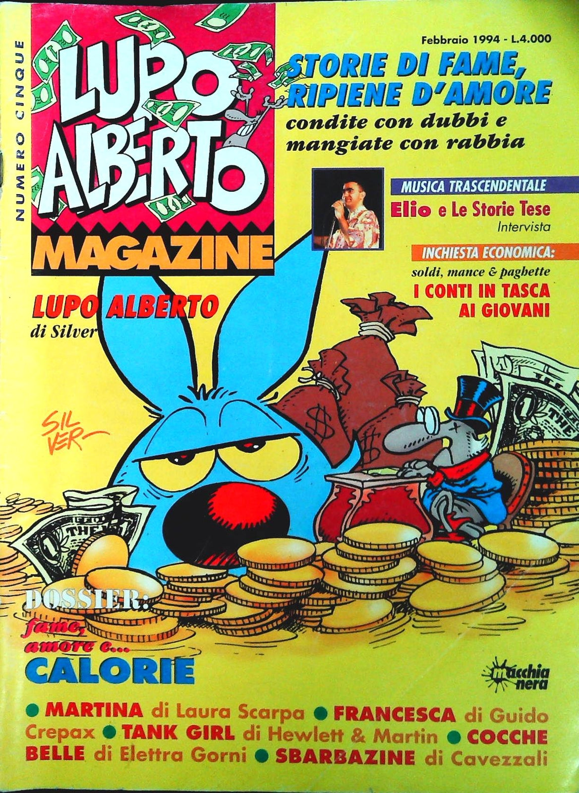 LUPO ALBERTO MAGAZINE N. 5 - FEBBRAIO 1994