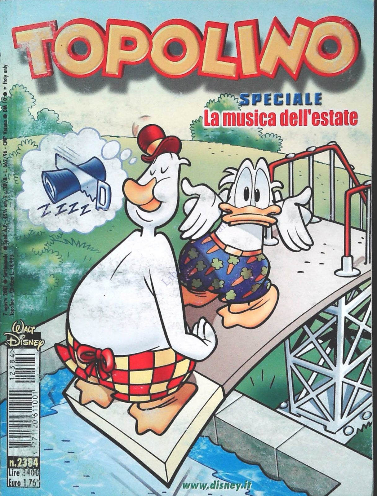 TOPOLINO N. 2384 - 7 AGOSTO 2001