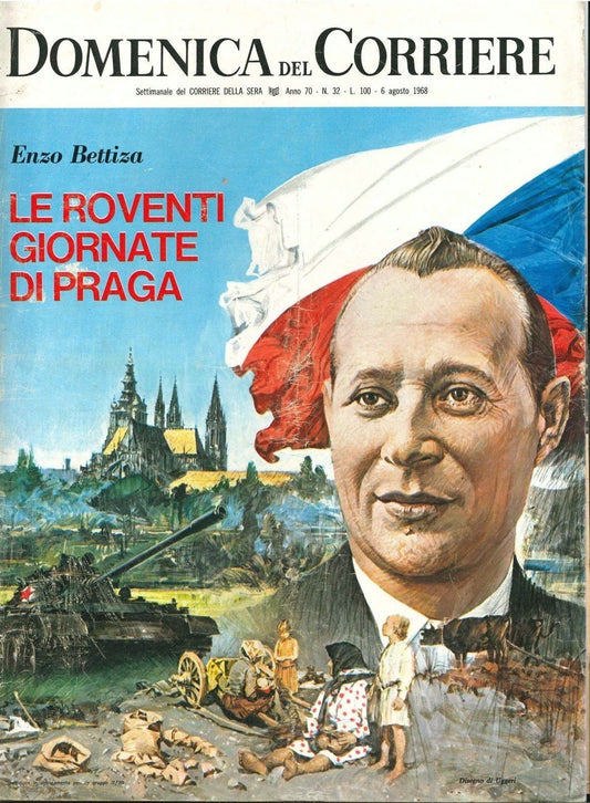 DOMENICA DEL CORRIERE N. 32 - 6 AGOSTO 1968 - ILLUSTRATORE UGGERI