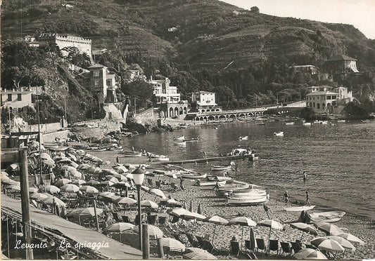 LEVANTO - LA SPIAGGIA - V1963