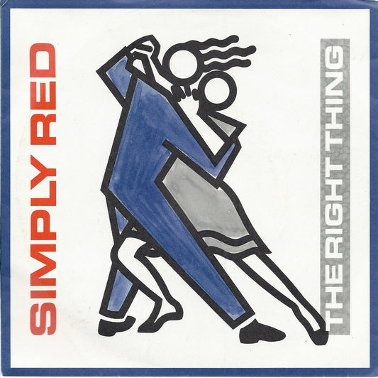 THE RIGHT THING - THERE'S A LIGHT - SIMPLY RED WEA 248471-7