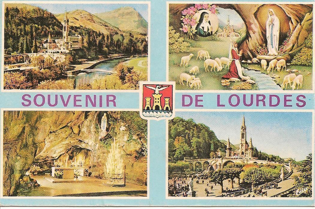LOURDES - SOUVENIR - 4 VEDUTE - V1988