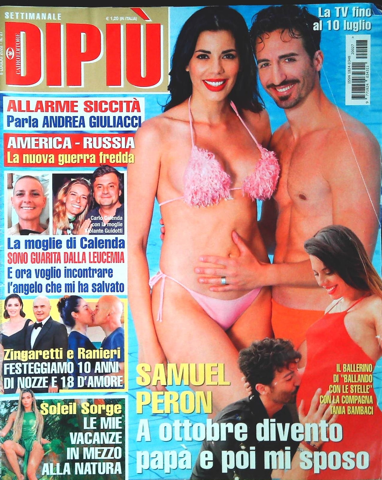 DI PIU' 8 LUGLIO 2022 - SAMUEL PERON - ZINGARETTI-RANIERI - SOLEIN SORGE