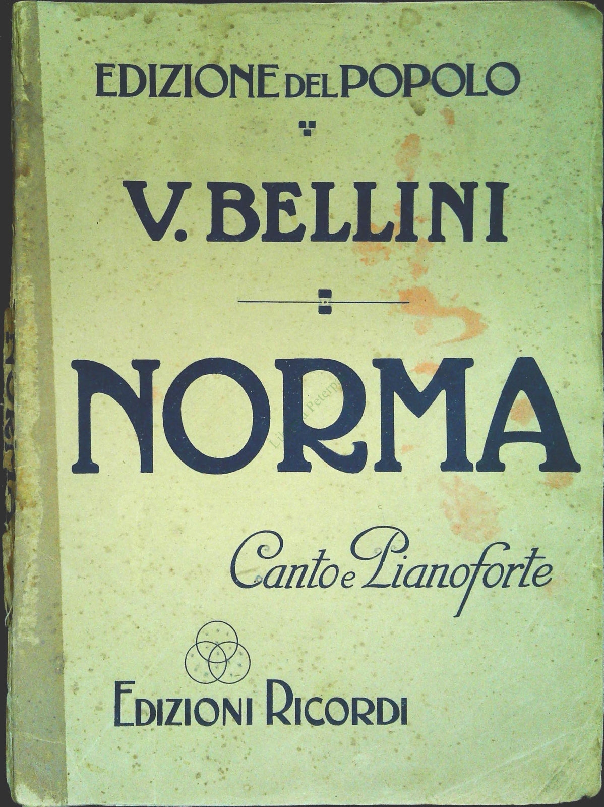 NORMA - VINCENZO BELLINI - EDIZIONI DEL POPOLO