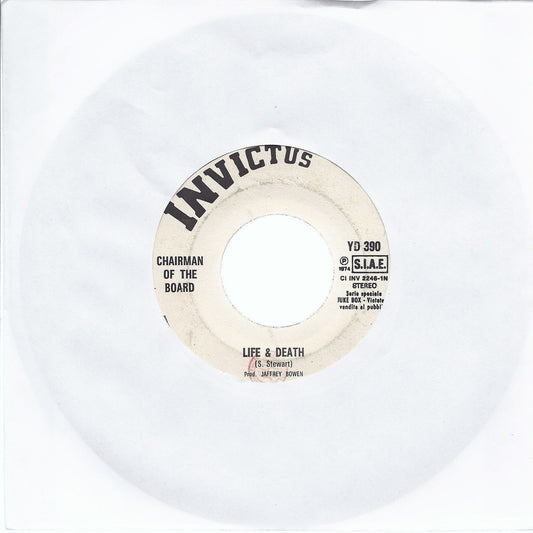 LIFE & DEATH # CHAIRMAN OF THE BOARD -- I BELONG # TODAY'S PEOPLE - Ed. Juke Box