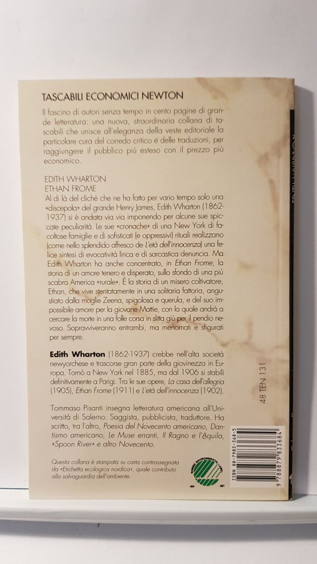ETHAN FROME - EDITH WHARTON - NEWTON 1994