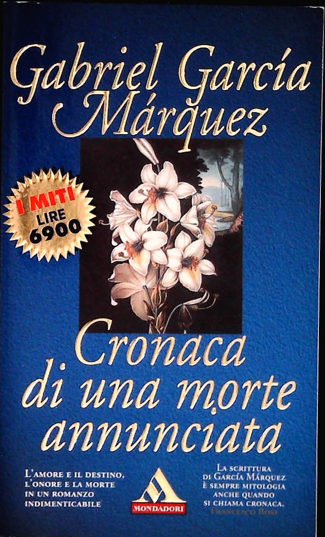 CRONACA DI UNA MORTE ANNUNCIATA- GABRIEL GARCIA MARQUEZ-1997-OUTLET DELL IBRO