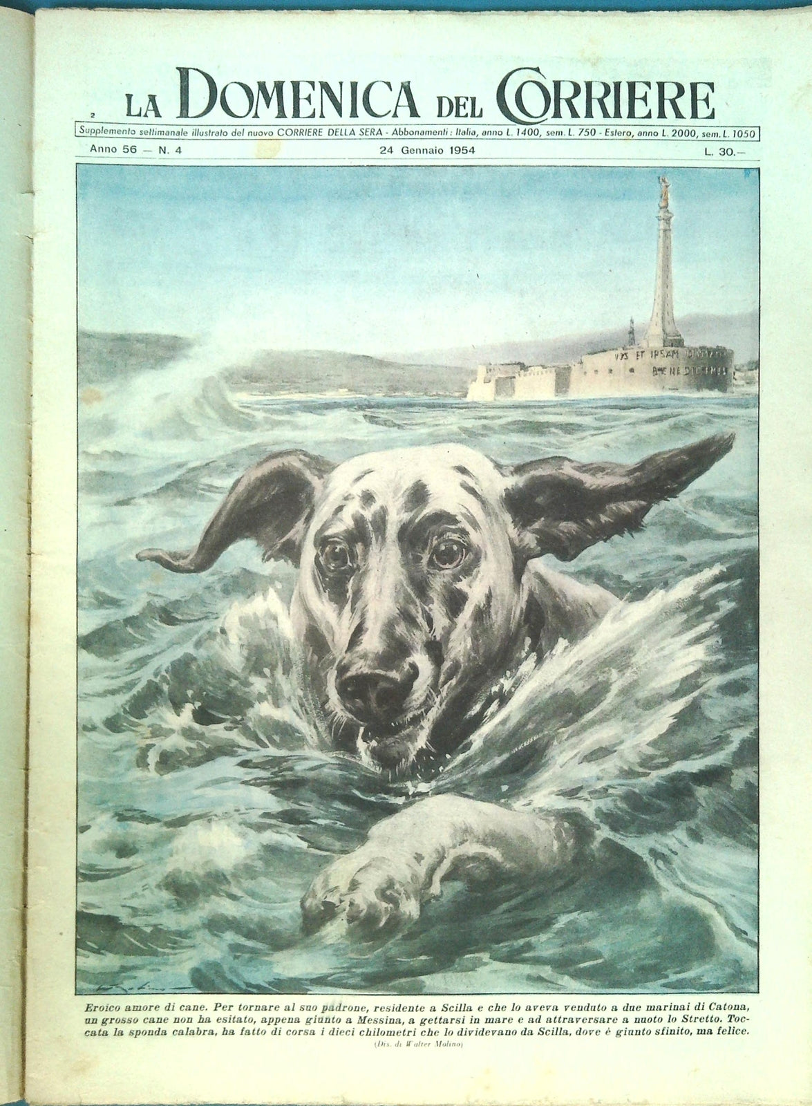 DOMENICA DEL CORRIERE N. 4 - 24 GENNAIO 1954