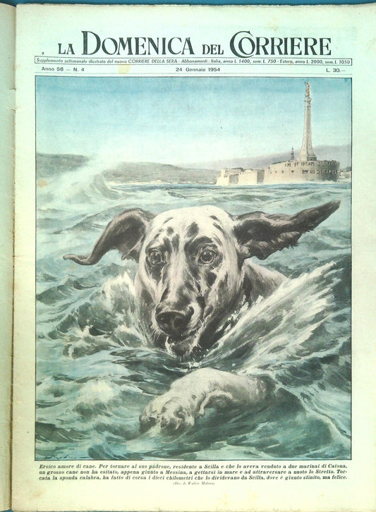 DOMENICA DEL CORRIERE N. 4 - 24 GENNAIO 1954