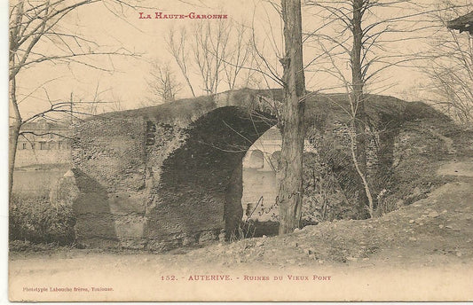AUTERIVE - RUINES DU VIEUX PONT - V1906