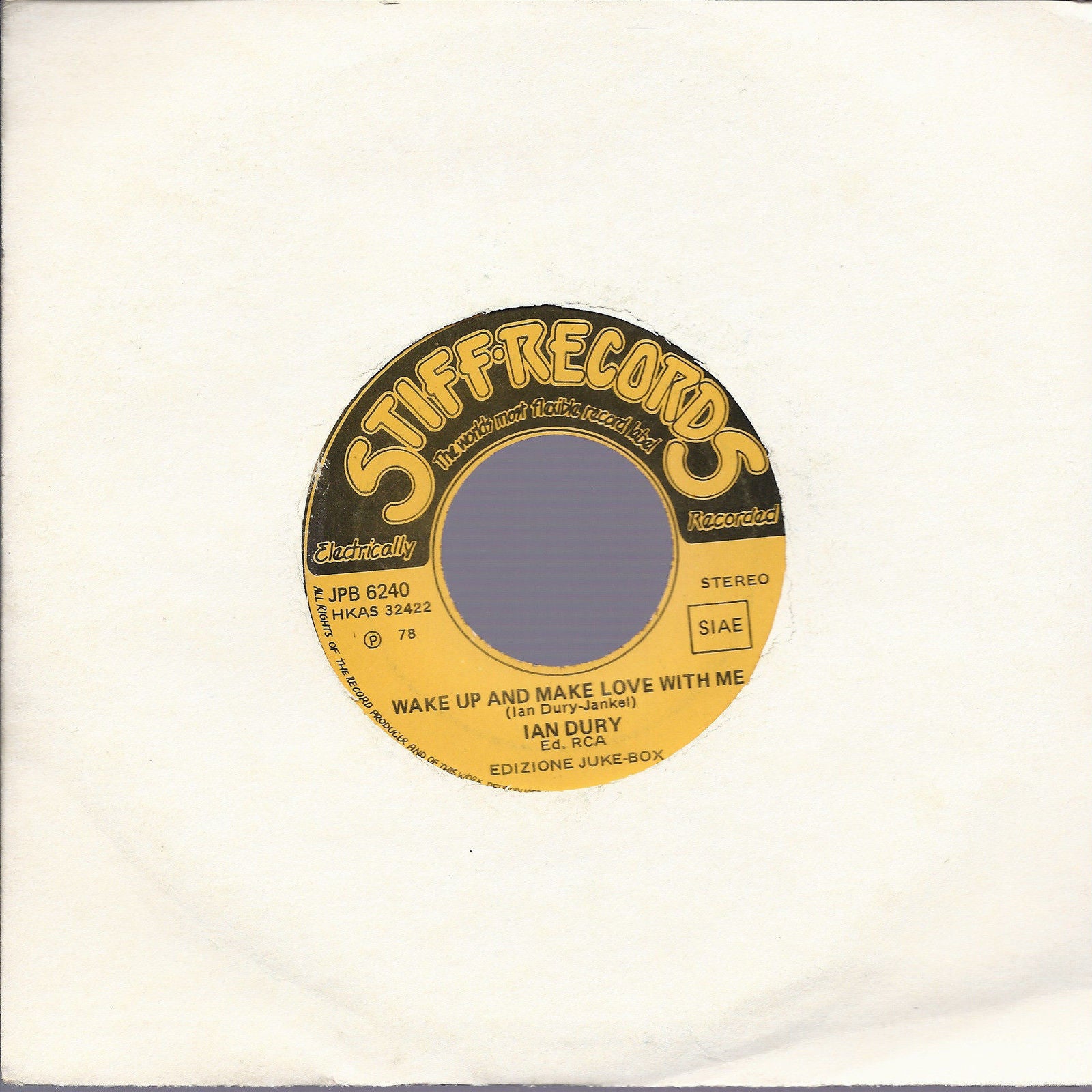 WAKE UP AND MAKE LOVE WITH ME # IAN DURY - SAME FEELING ... # AVERAGE WHITE BAND
