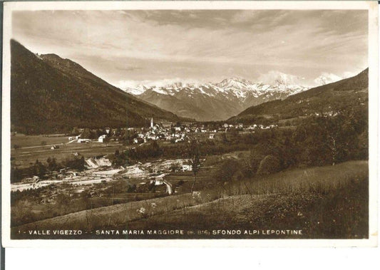 SANTA MARIA MAGGIORE  - PANORAMA - V1936 - AMBRATA