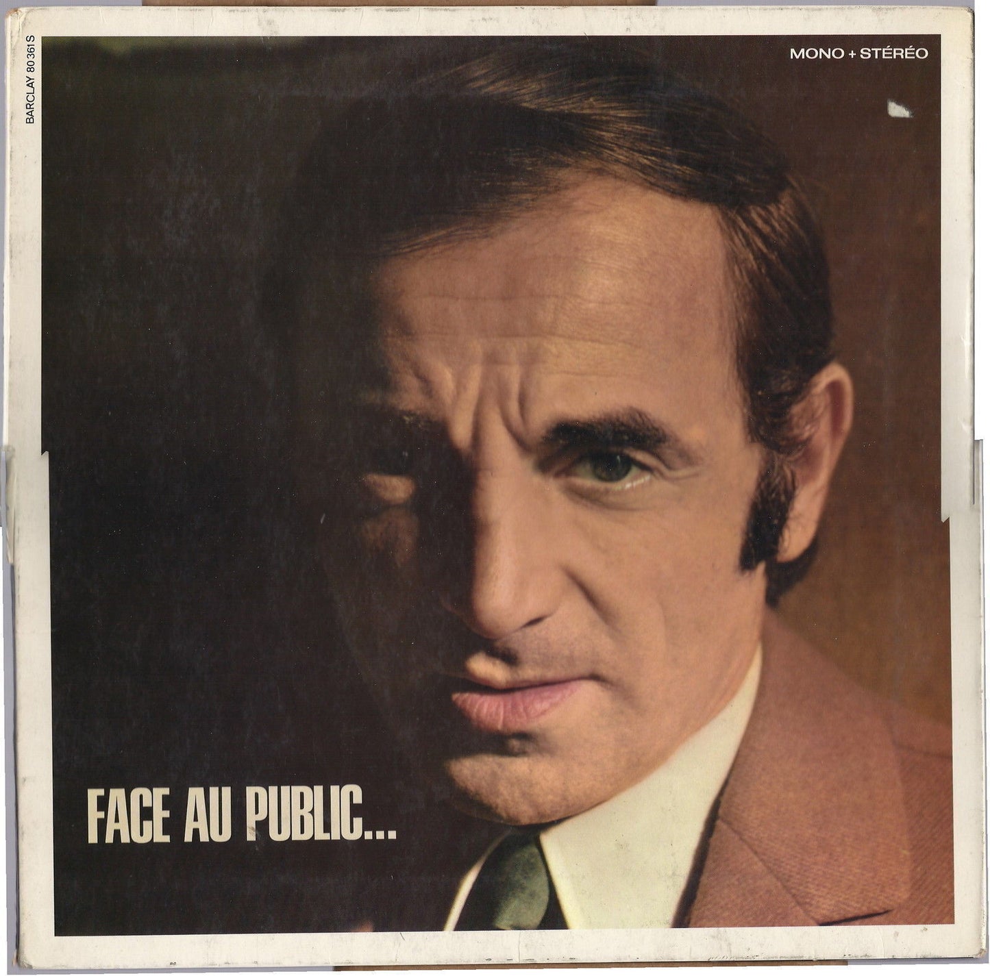 FACE AU PUBLIC... # CHARLES AZNAVOUR