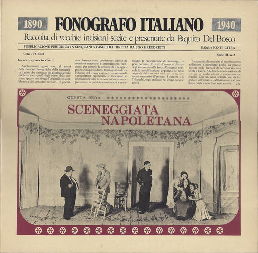 FONOGRAFO ITALIANO - Questa sera... SCENEGGIATA NAPOLETANA